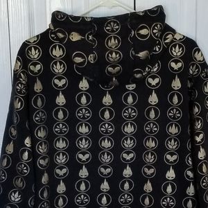 TFK Vintage Zip Up Hooded Sweatshirt
